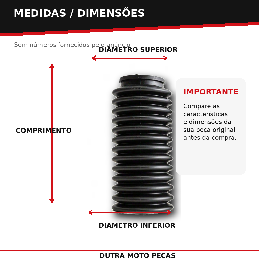 Sanfona de Bengala 13 Dentes Proteção da Suspensão CIRCUIT EQUIPMENT