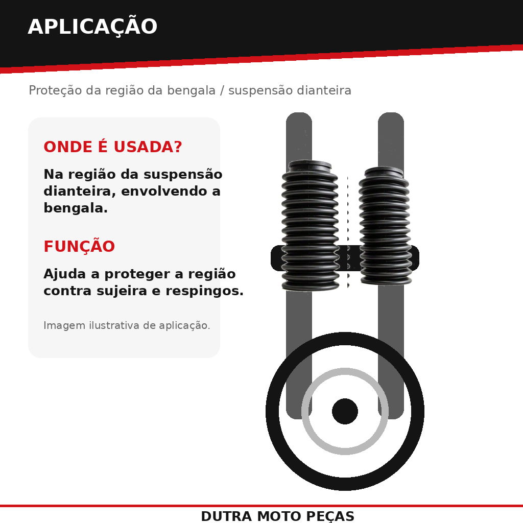 Sanfona de Bengala 13 Dentes Proteção da Suspensão CIRCUIT EQUIPMENT