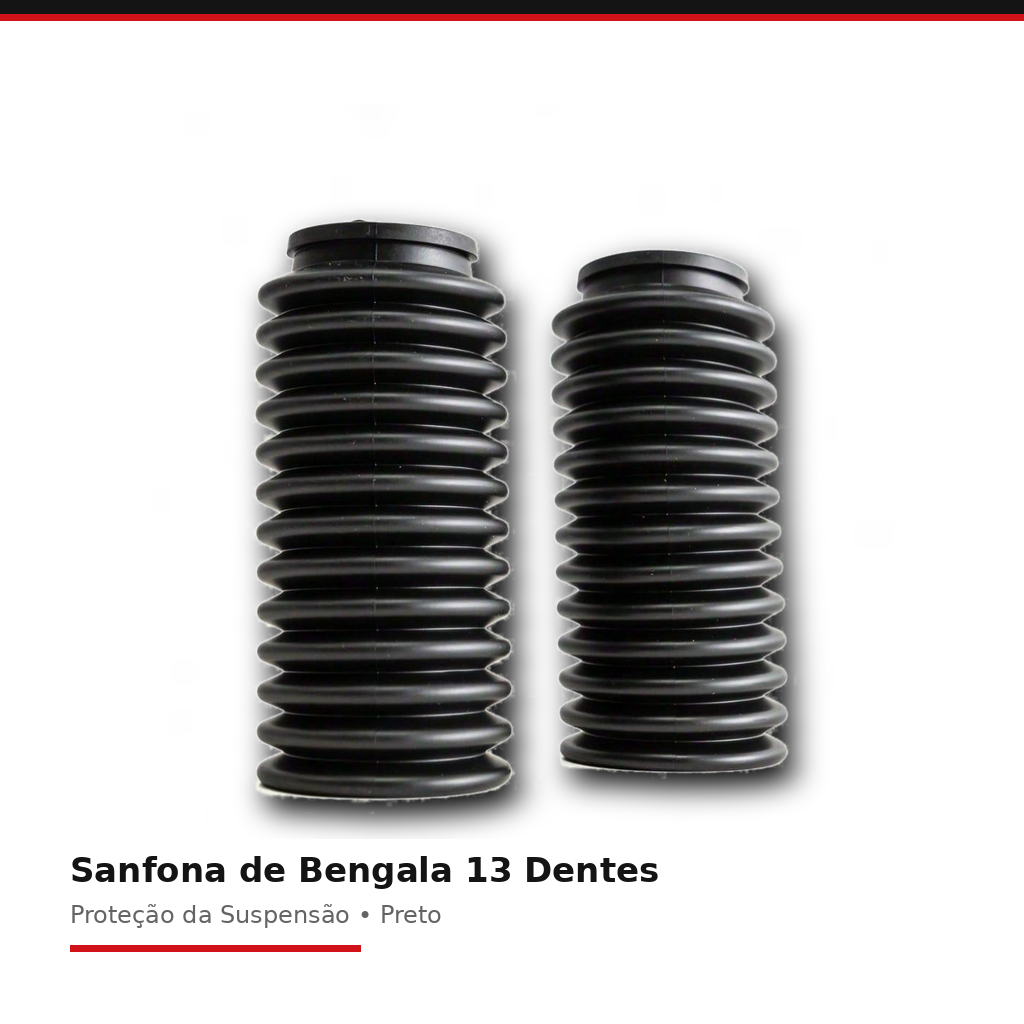 Sanfona de Bengala 13 Dentes Proteção da Suspensão CIRCUIT EQUIPMENT