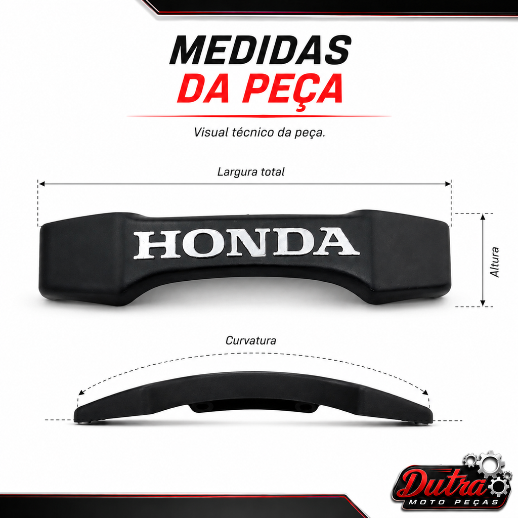 Emblema Frontal Titan 150 2004 a 2008 Fan 150 2009 a 2013 Prata