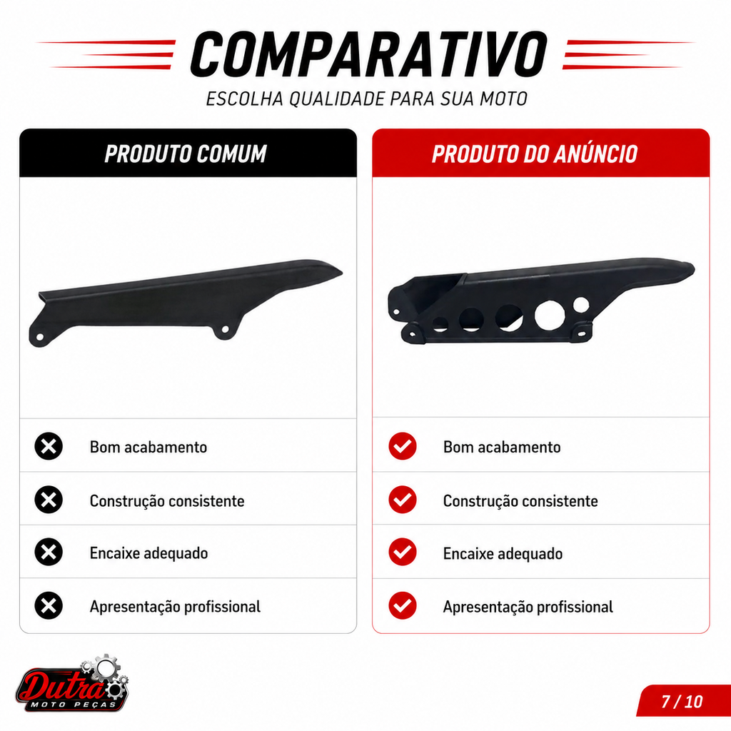 Proteção Capa Corrente Nxr 125 Bros /Nxr 150 / 160 Xre 190 300 Nx 400 Tornado Acessórios Para Motos