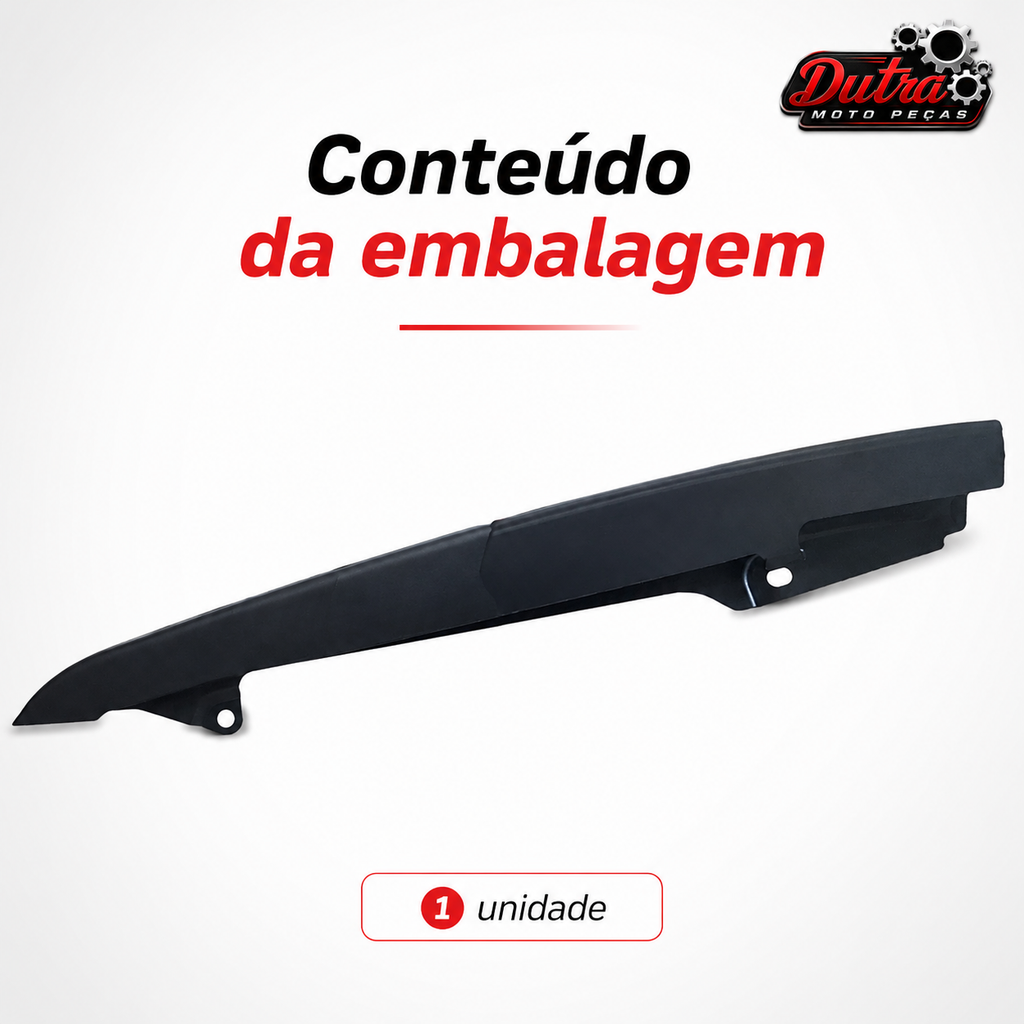 Protetor Capa Corrente Honda Biz 100 125 1998 a 2017 Porta Corrente