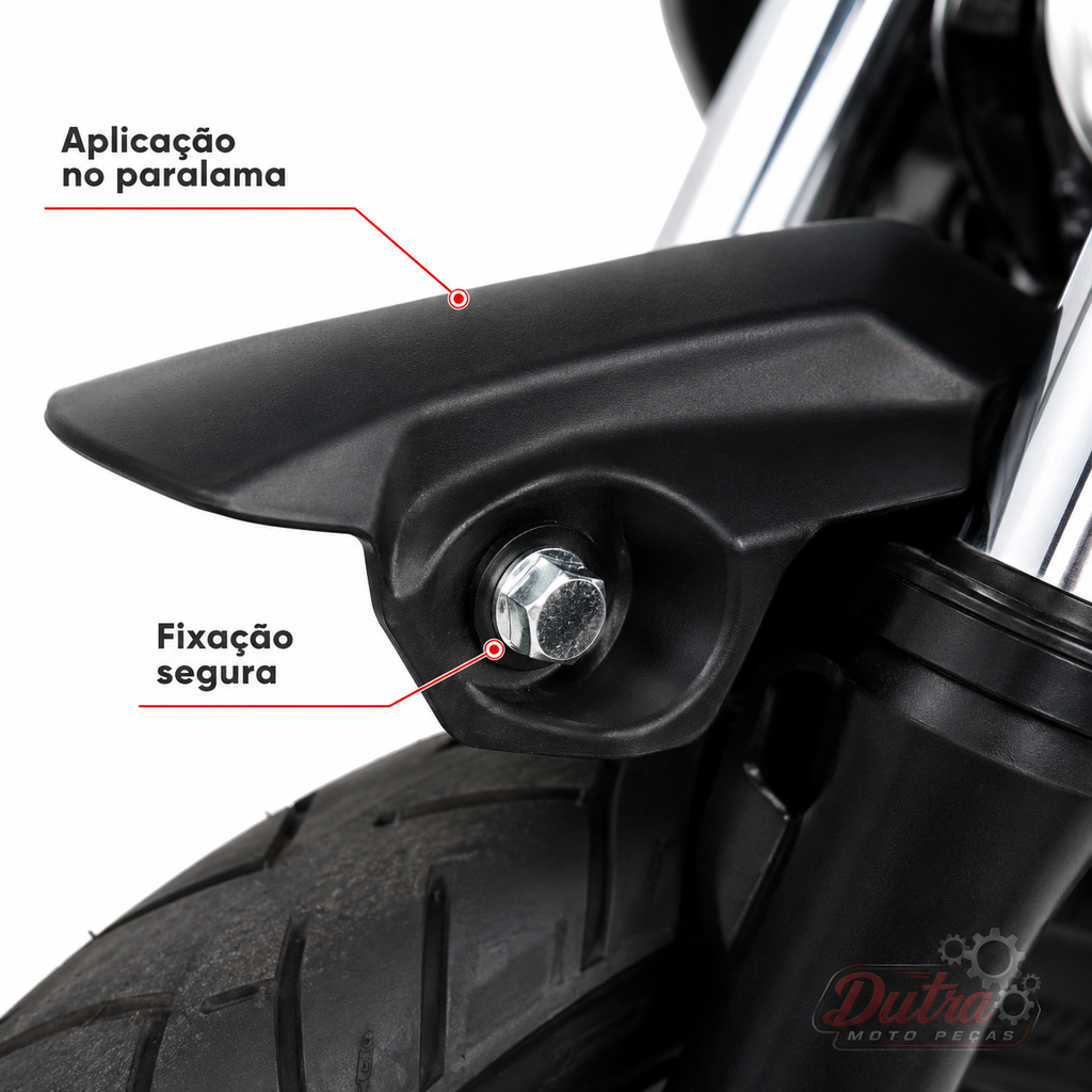 Parafuso Flange Paralama Dianteiro Honda CG Titan Fan Start 125 150 160 6x25 Chave 8mm