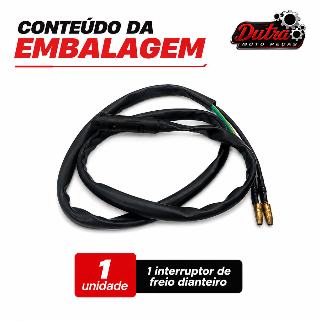 Interruptor Freio Dianteiro Titan 125 Ks Lona/ Titan 150 Lona/ Nxr Bros 150/125 Lona