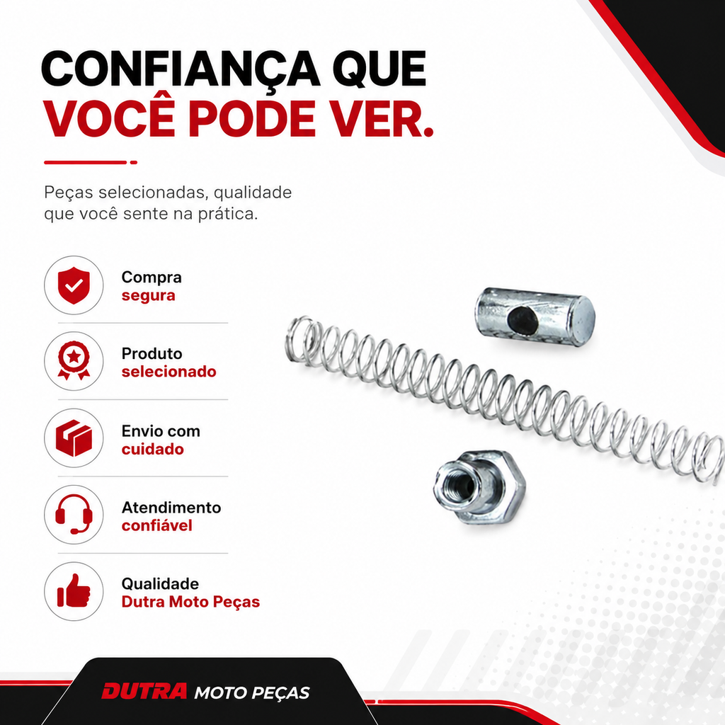 Kit Reparo Varão Vareta Freio Traseiro Honda CG Titan Fan 125 150 Completo