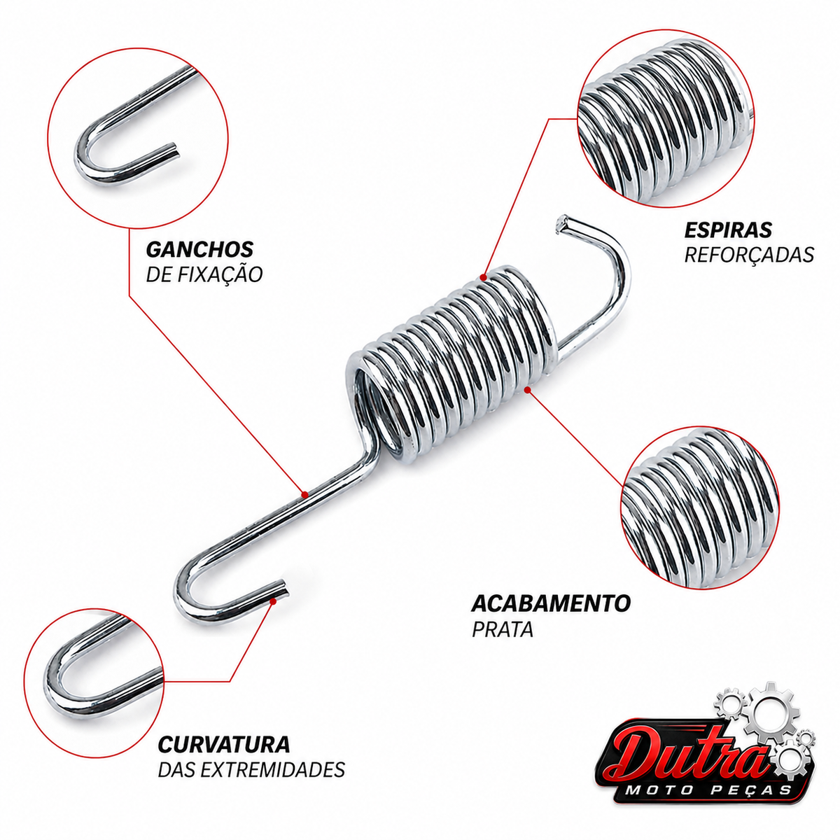 Mola Pedal Freio Honda CG 125 150 Titan Fan Start Today ML Turuna 1 Unidade