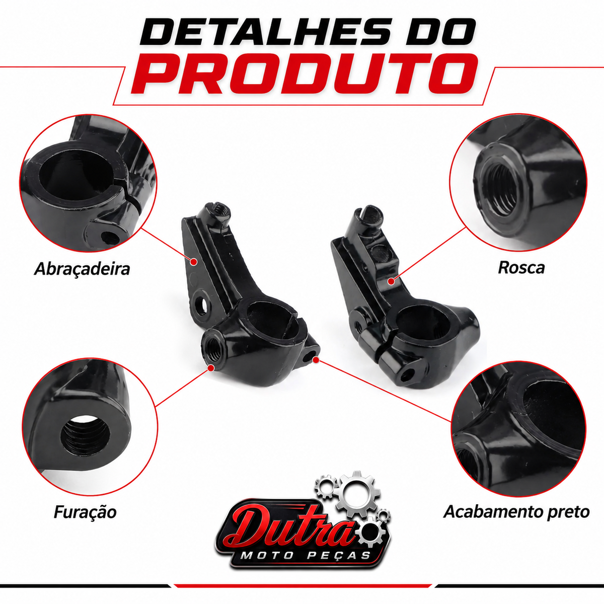 Par Manicoto Freio Embreagem Honda CG 125 150 Titan Fan KS Preto