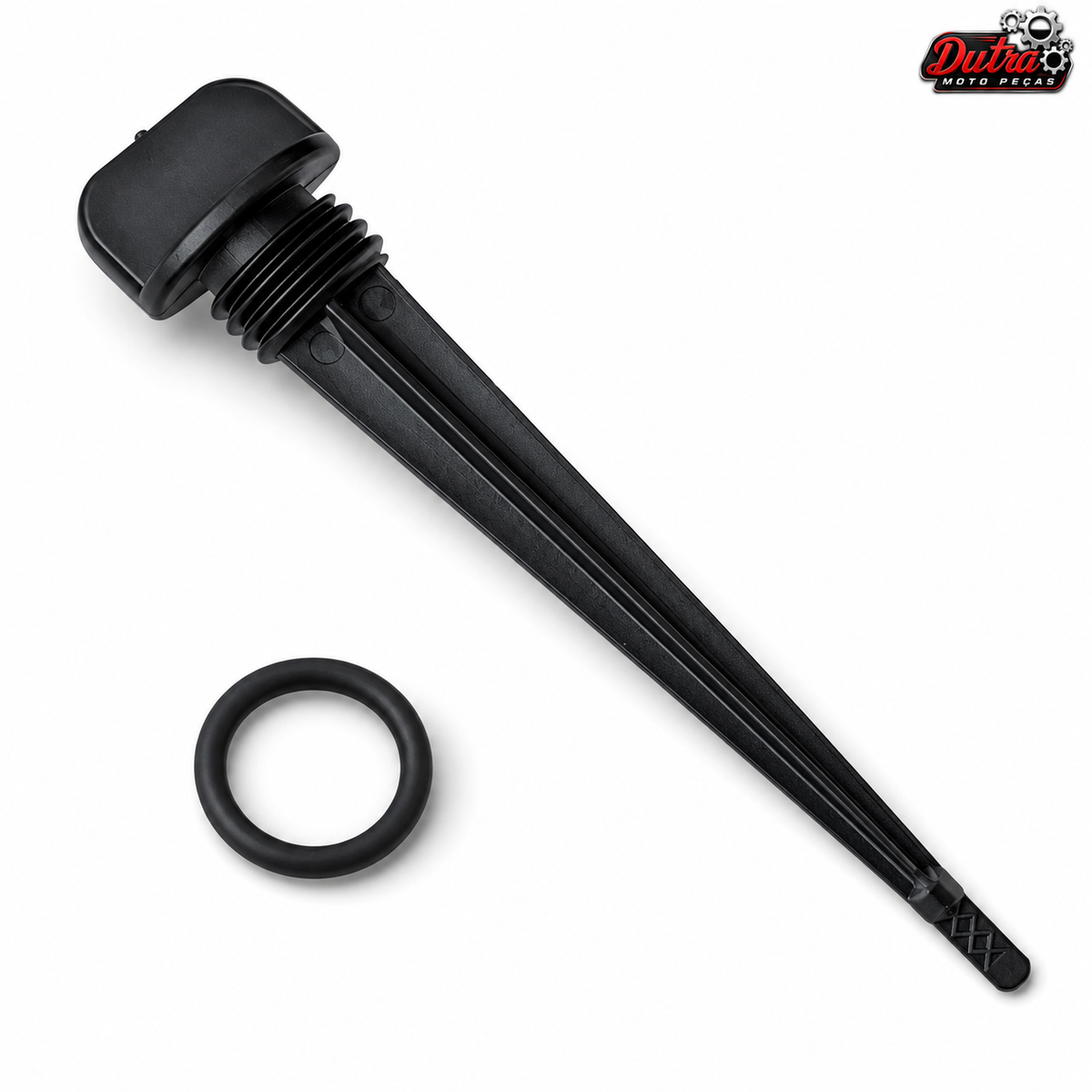 Vareta Medidor Nível Óleo com Borracha O-Ring Honda CG Titan 125 KS ES 2000 a 2004 Fan 125 2004 a 2008