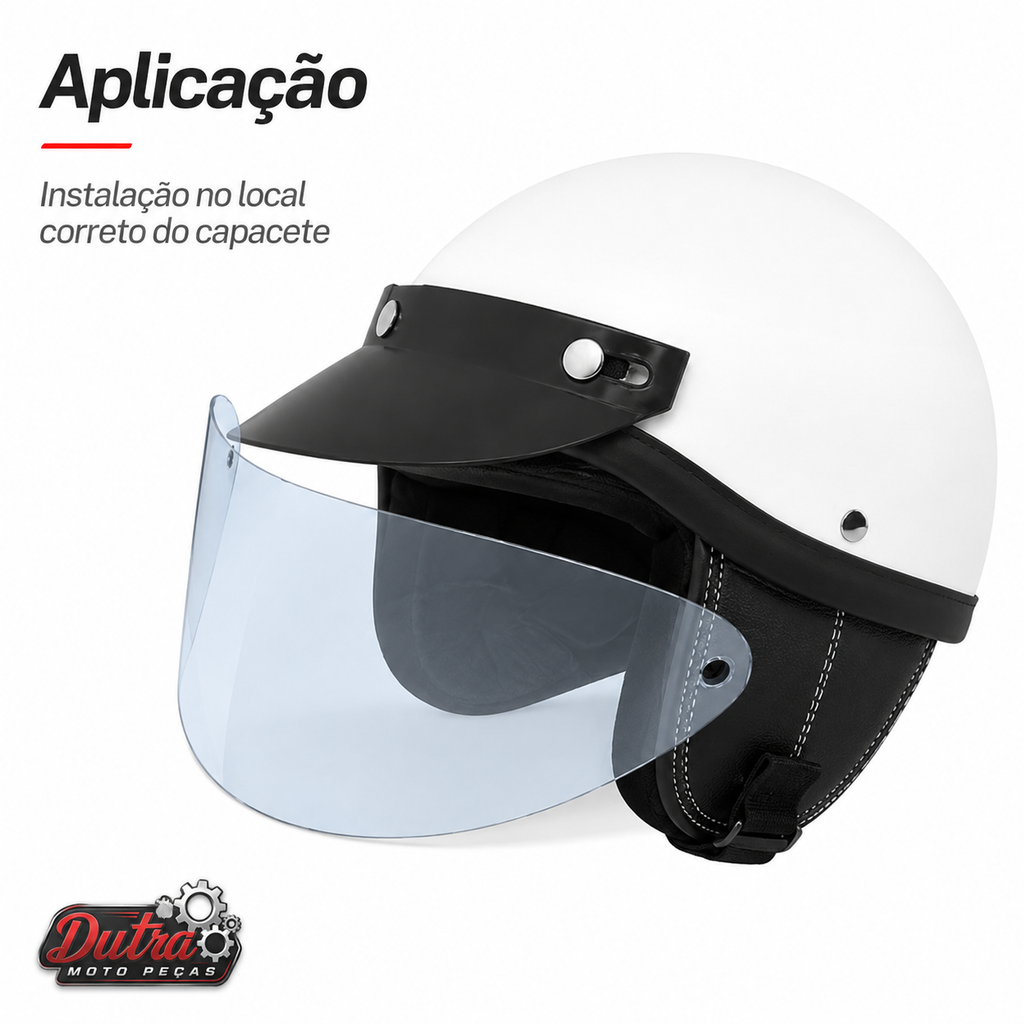 Viseira San Marino Moldura Cristal Acessórios para moto Envio Imediato