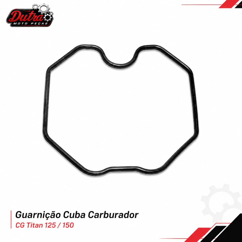 Guarnição Cuba Carburador Honda CG Titan 125 150 Fan Vedação Carburador