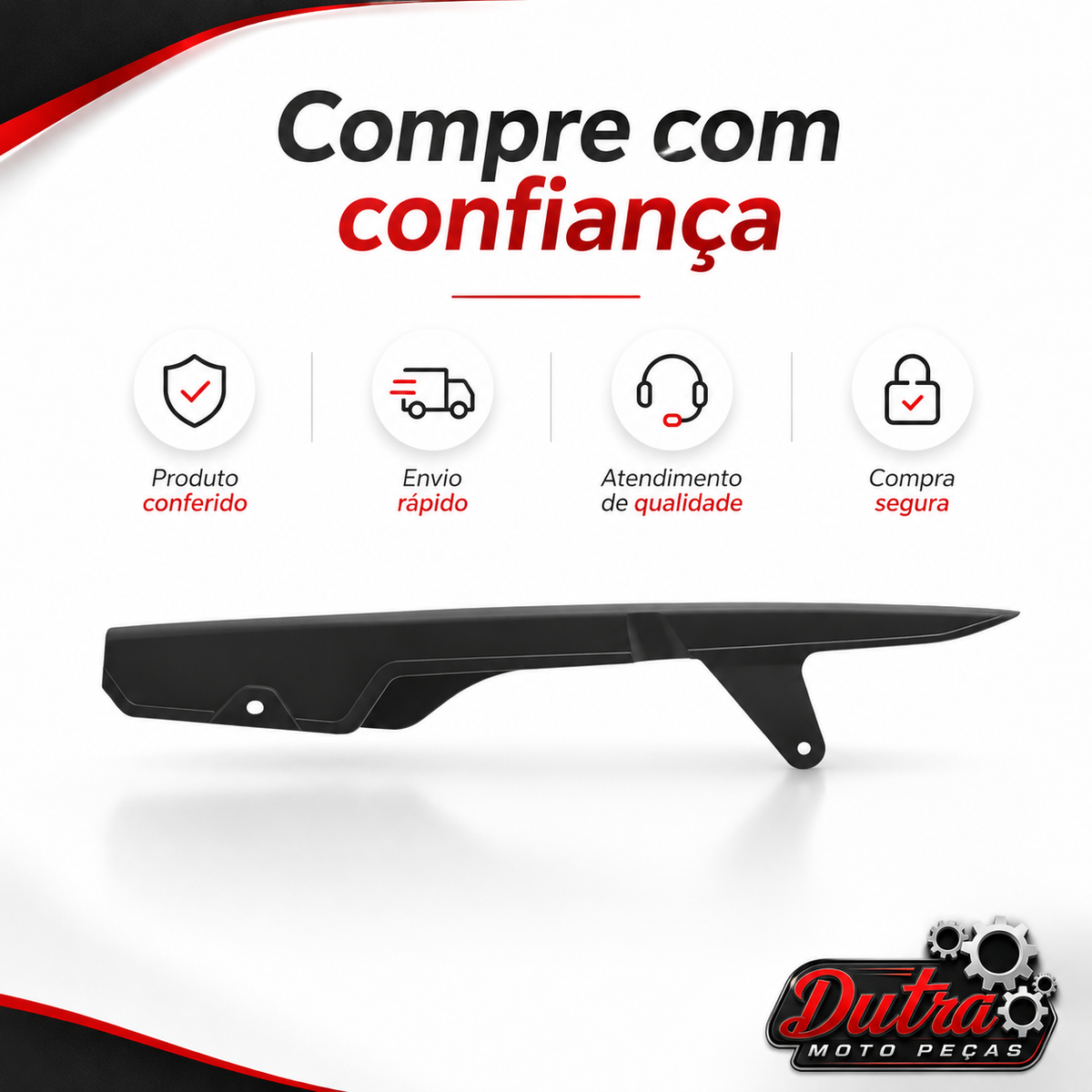 Protetor Capa Porta Corrente Transmissão Honda CG Titan Fan Start 125 150 160