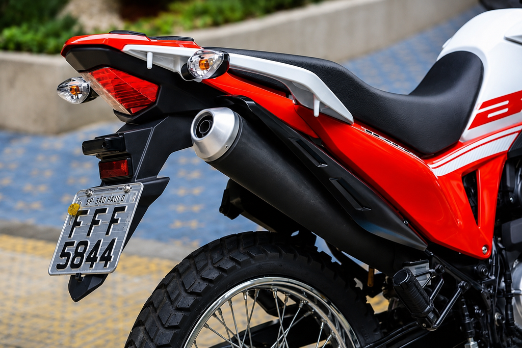 Lanterna Traseira Moto Nxr 160 Bros 2015 á 2021 Com Soquete