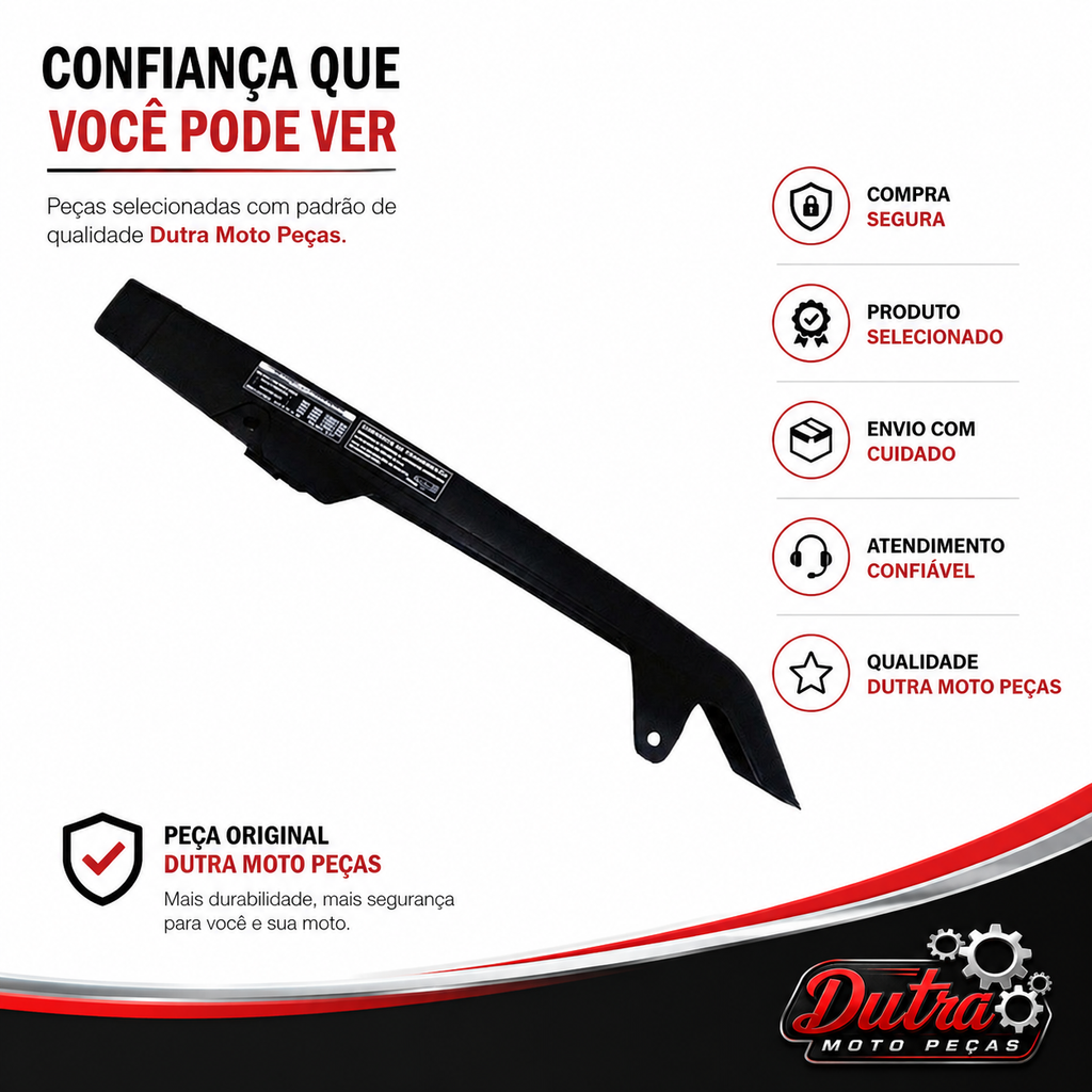 Capa Protetor Corrente Honda CG 125 1983 a 1999 Titan 125 2000 a 2004 Fan 125 2005 a 2008