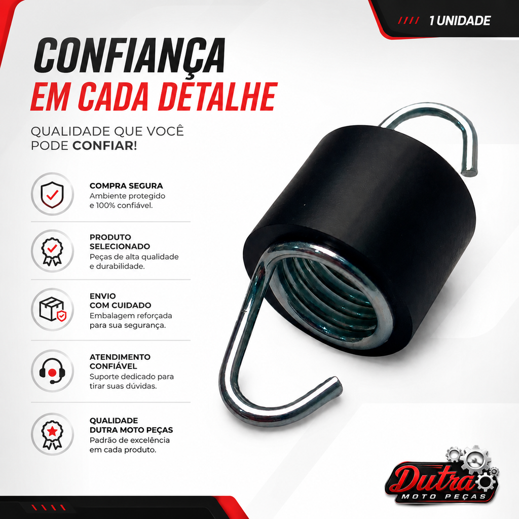 Mola Pedal De Freio Honda CRF 250F 2019 2020 2021 2022 Retorno Pedal