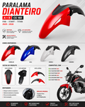 Paralama Dianteiro A + B Cg 160 Fan Start Titan 2025 2026 Cores Carbono