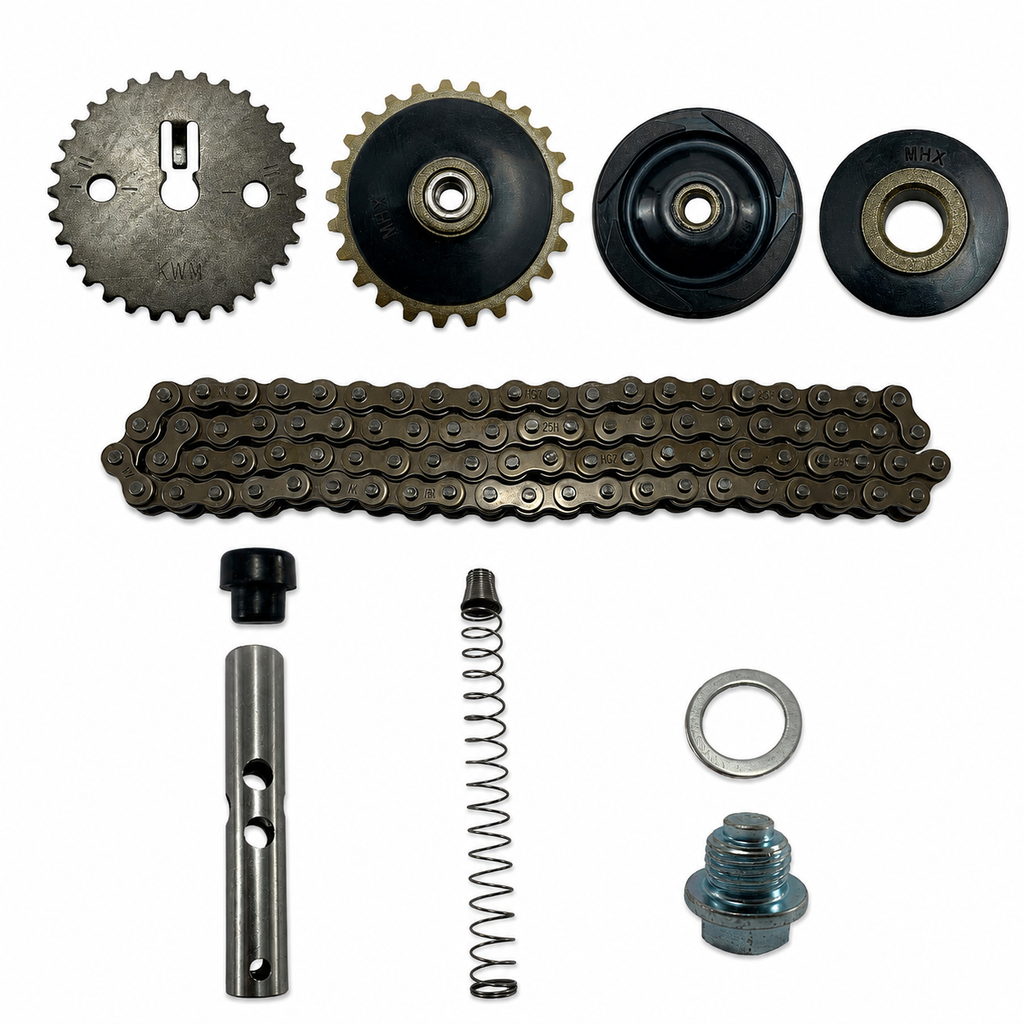 Kit Tensor Corrente Comando Honda Biz 110i Pop 110i Completo Coroa Engrenagem
