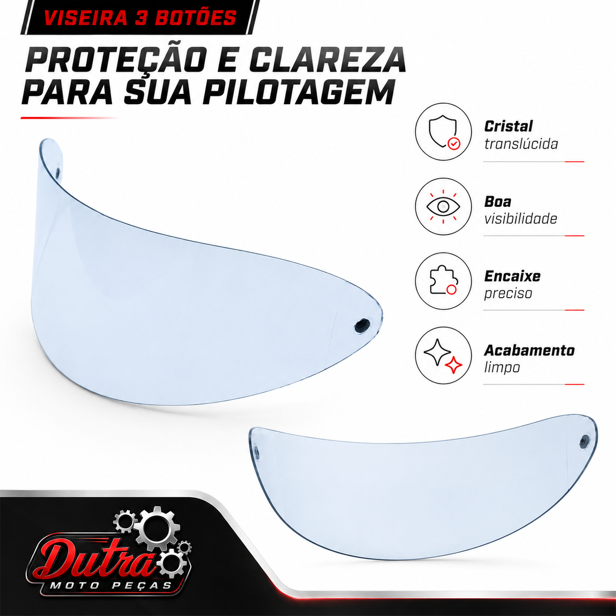 Viseira San Marino Moldura Cristal Acessórios para moto Envio Imediato