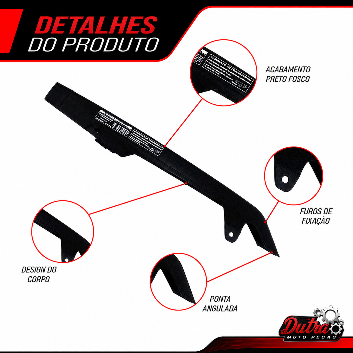 Capa Protetor Corrente Honda CG 125 1983 a 1999 Titan 125 2000 a 2004 Fan 125 2005 a 2008