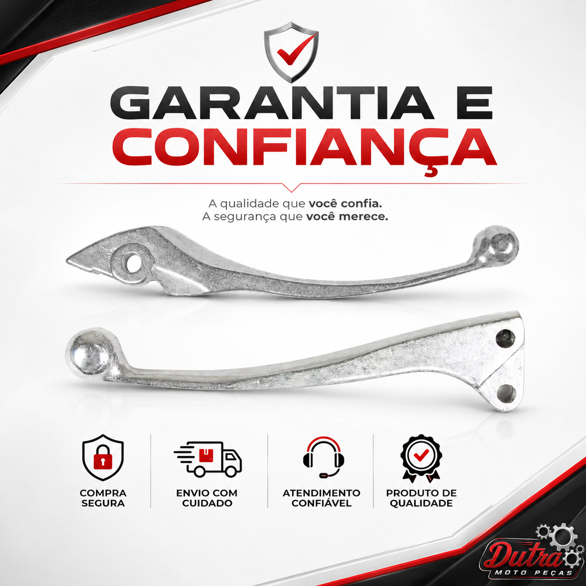 Manete Freio Honda Elite 125 Dianteiro Traseiro Direito Esquerdo 2019 a 2024