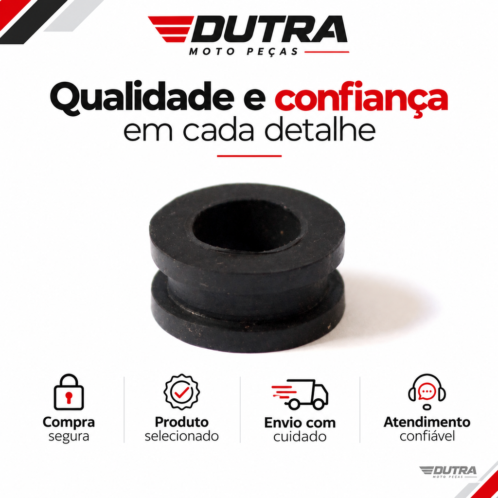 Borracha Fixação Paralama Dianteiro Cg Titan Fan150 125 160