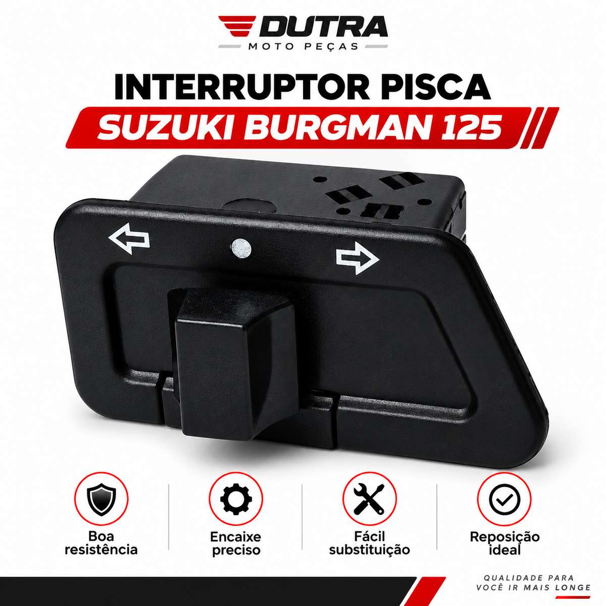 Interruptor Pisca Suzuki Burgman 125 / 125