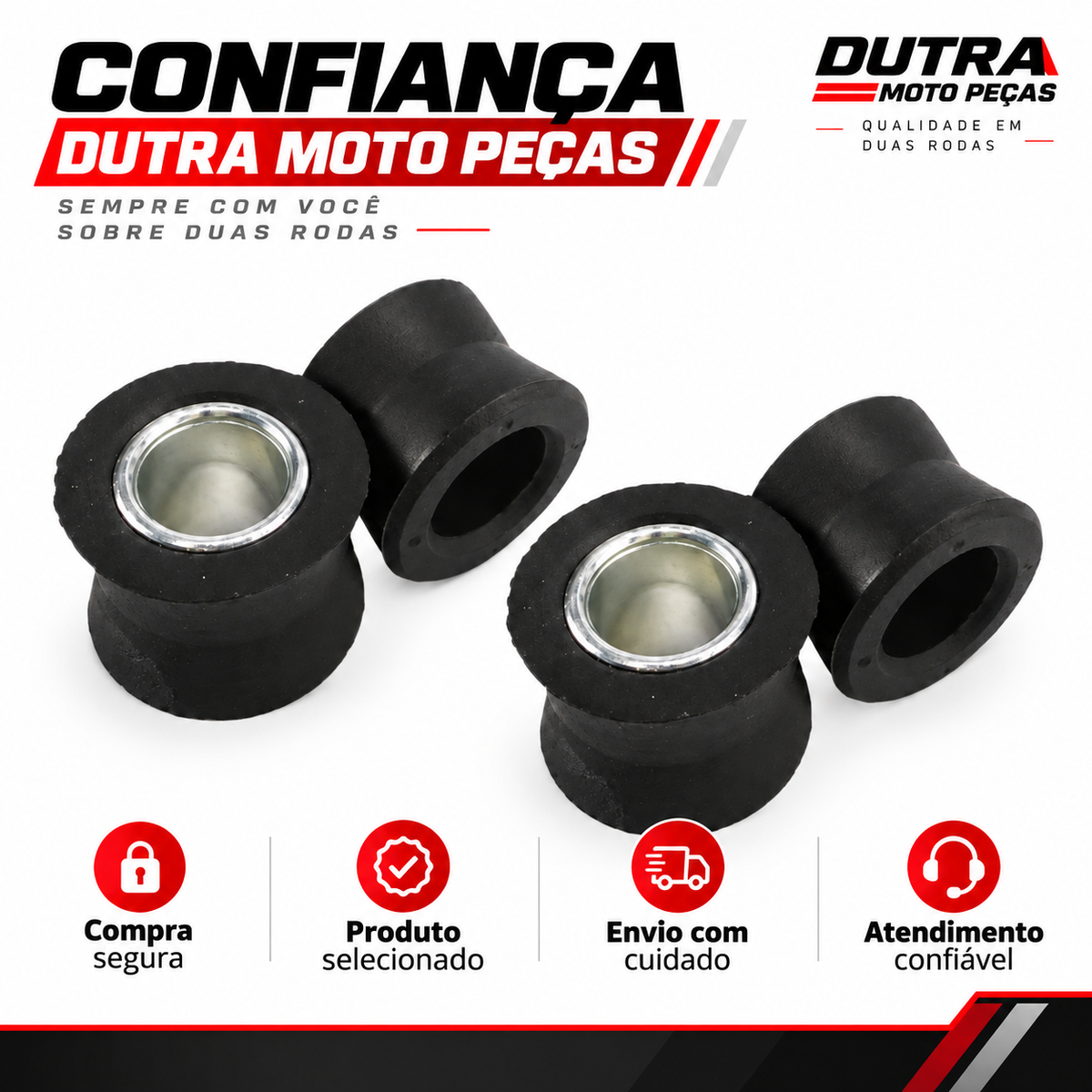 Kit Reparo Bucha amortecedorHonda Titan 125 Ks Es Fan Titan 150