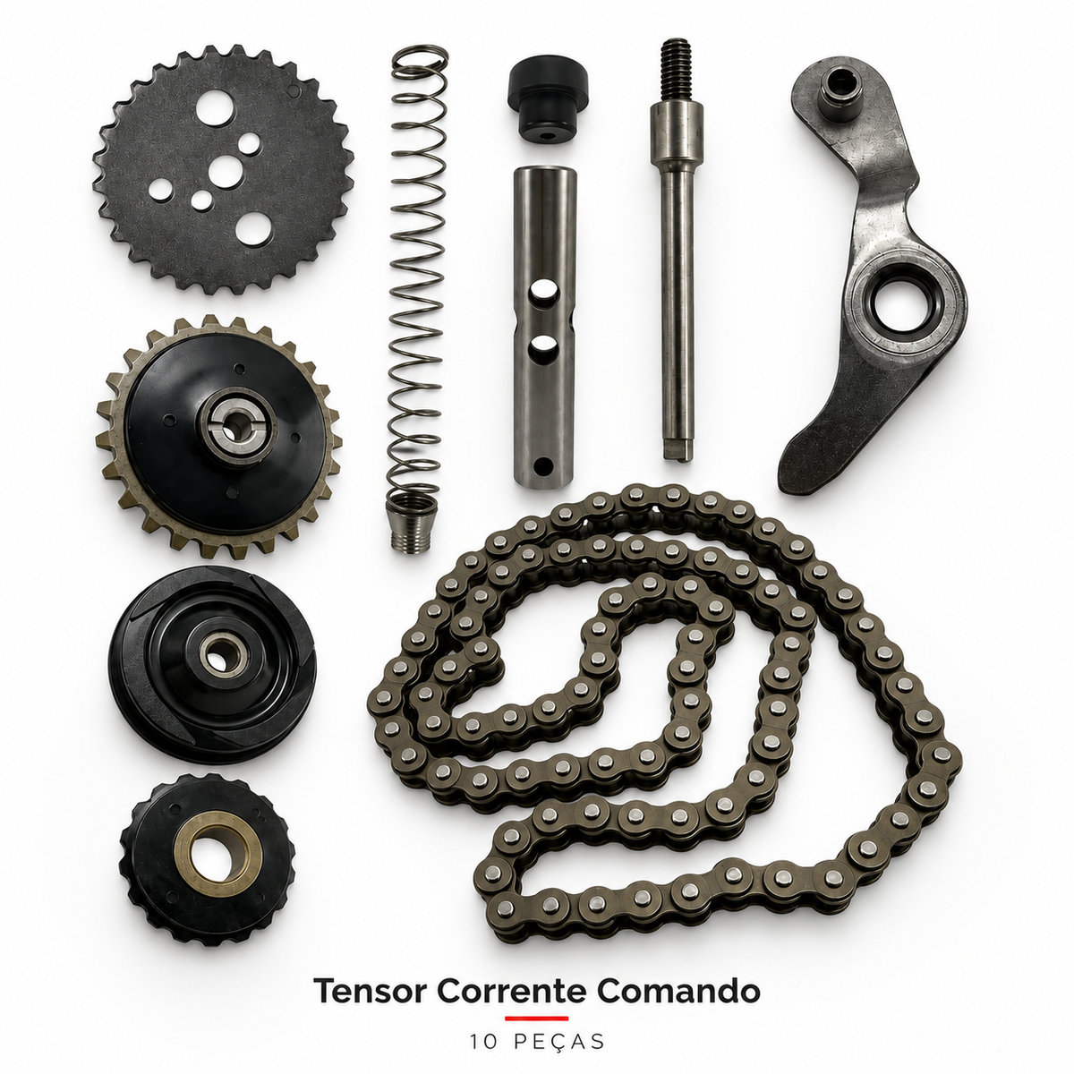 Tensor Corrente Comando 10 PEÇA MOBY/ SKY 50/ XY / TRAXX/ STAR / SHINERAY/ PHOENUIX / JET 50