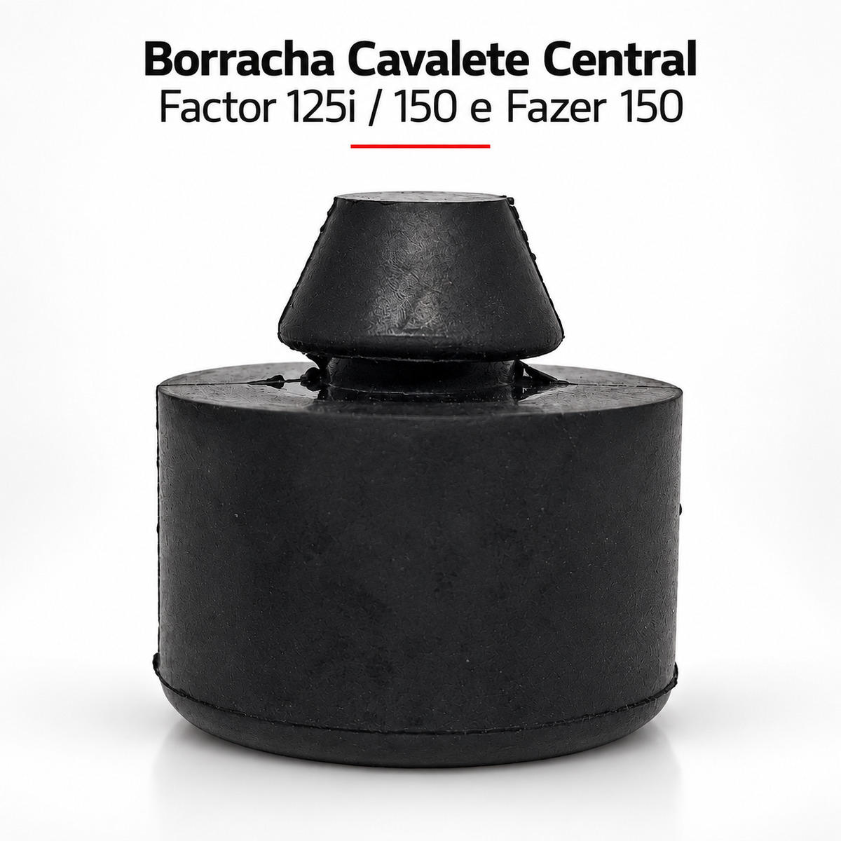 Borracha cavalete central Factor 125i e 150 anos 16a 25  Fazer 150 batente do descanso Acessorios