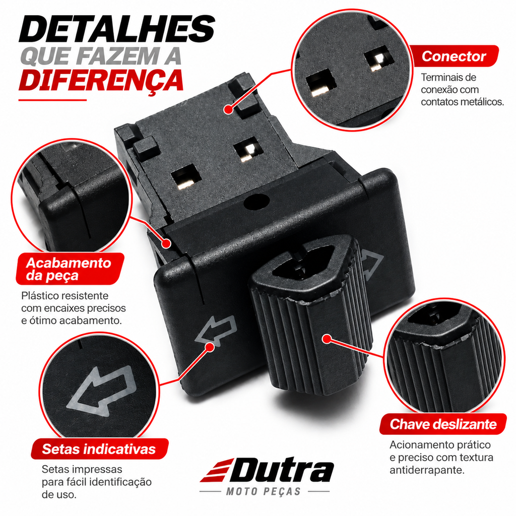 Interruptor Pisca Seta Honda Biz 100 125 Até 2008