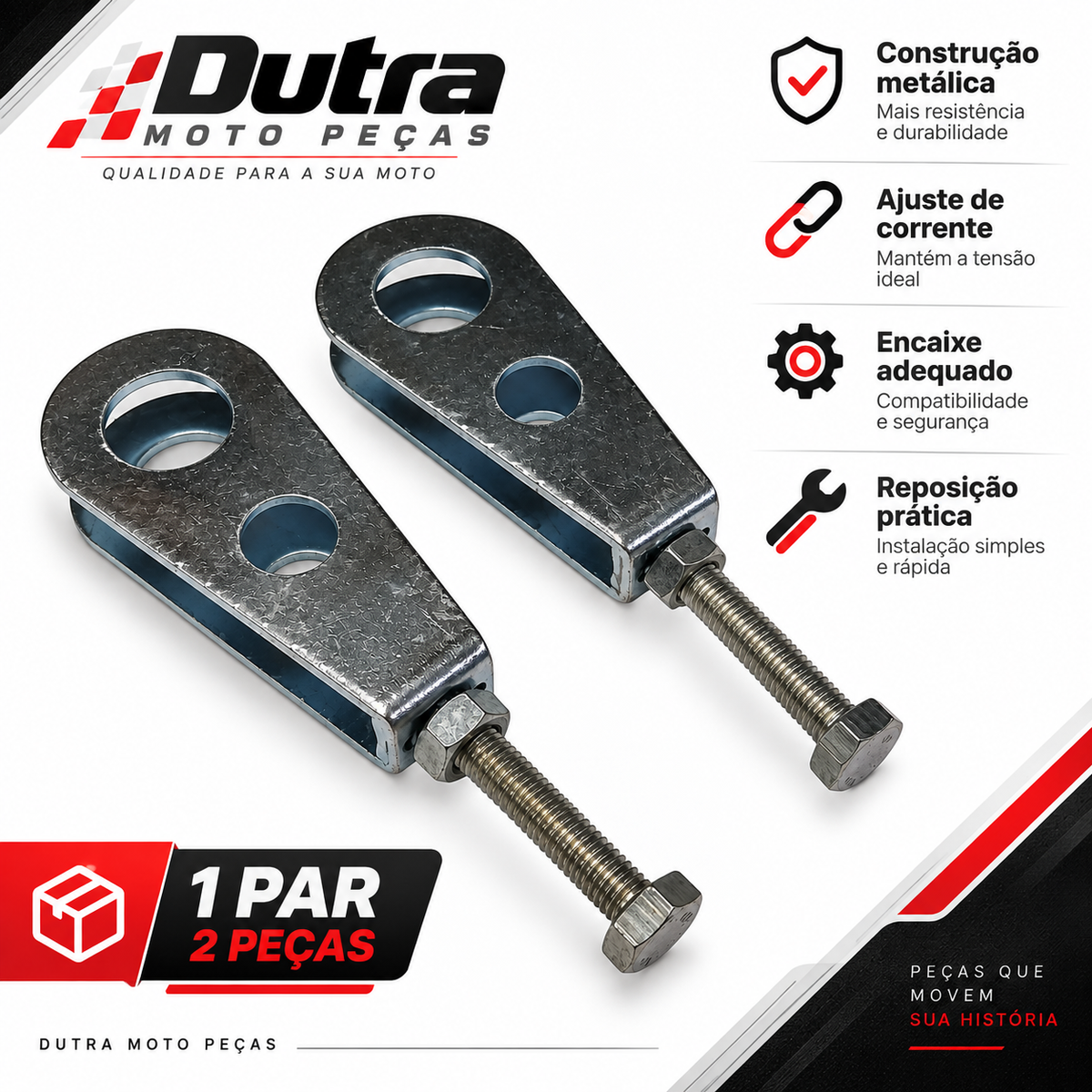 Esticador De Corrente Honda Cb 400 ( Par )
