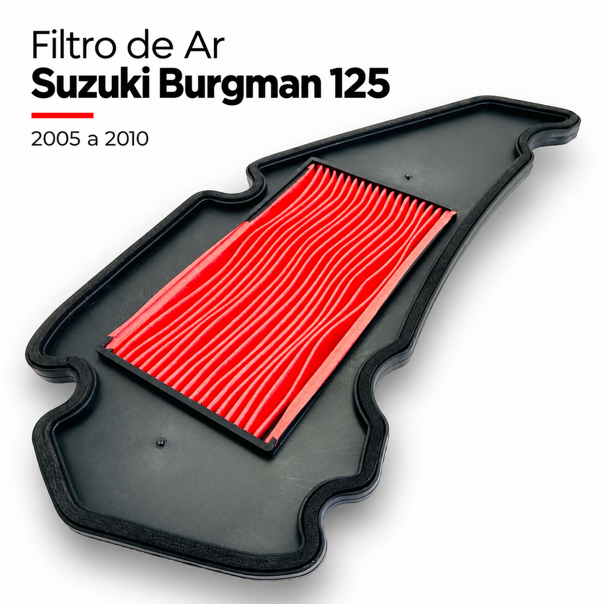 Filtro De Ar Suzuki Burgman 125 2005 06 2007 2008 2009 2010