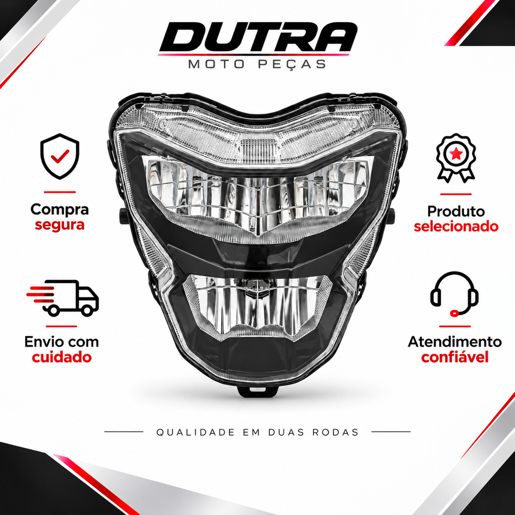 Farol De Led Titan 160 2025 Bros 160 2025 Xre 190 2025 Tornado 250 2025