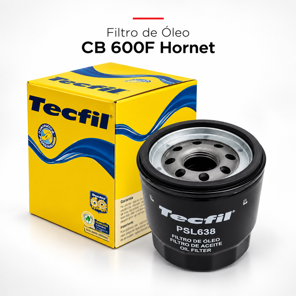 Filtro De Óleo Mahle OC1019 Cb 600F Hornet Todas