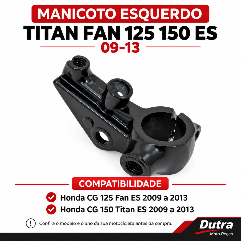 Manicoto Esquerdo Titan Fan 125 150 Es 09-13