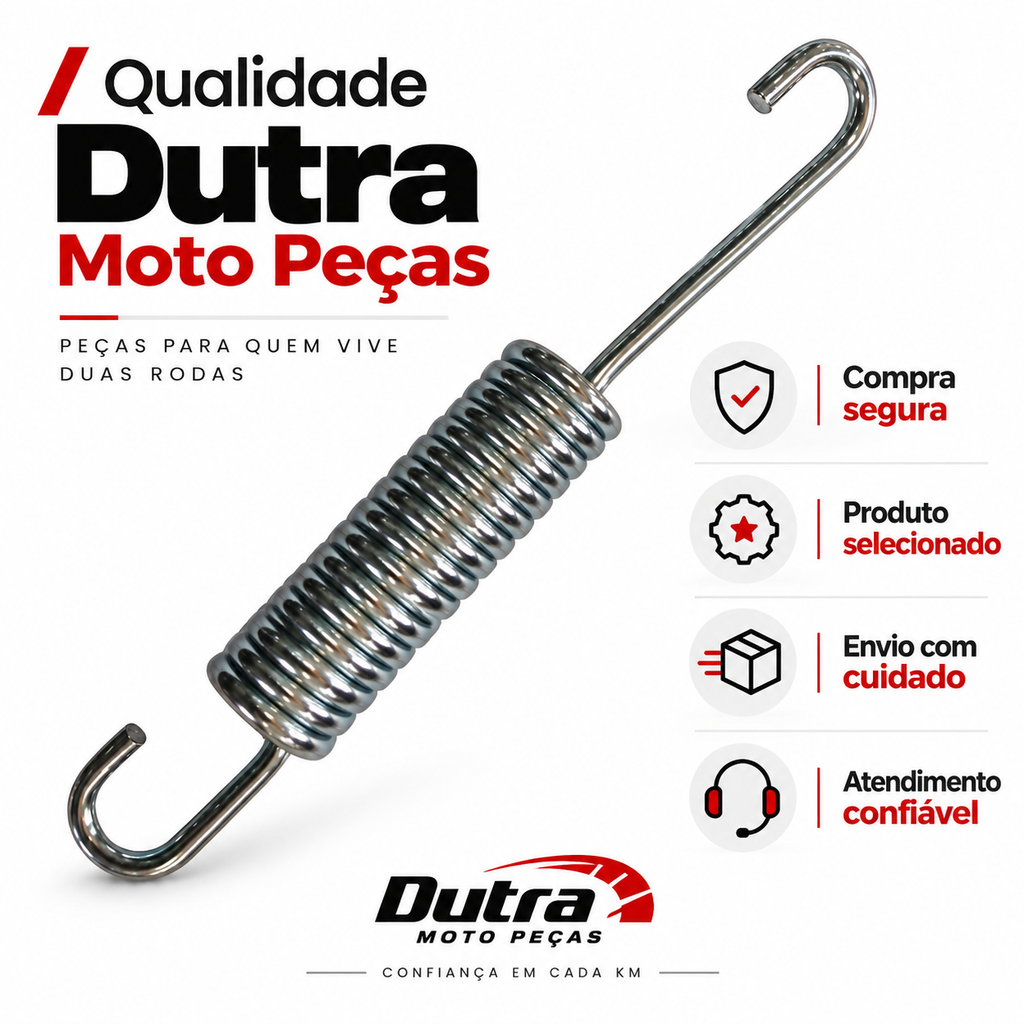 Mola Cavalete Descanso Lateral TI/]KS/TITAN 150/]160/FAN/]BIZ125/]110/POP110