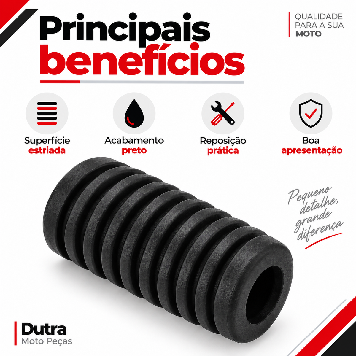Borracha Pedal Cambio Titan 125/150/160/Twister/Falcon/Cb300/Cbx 150/200/BROS/Xre