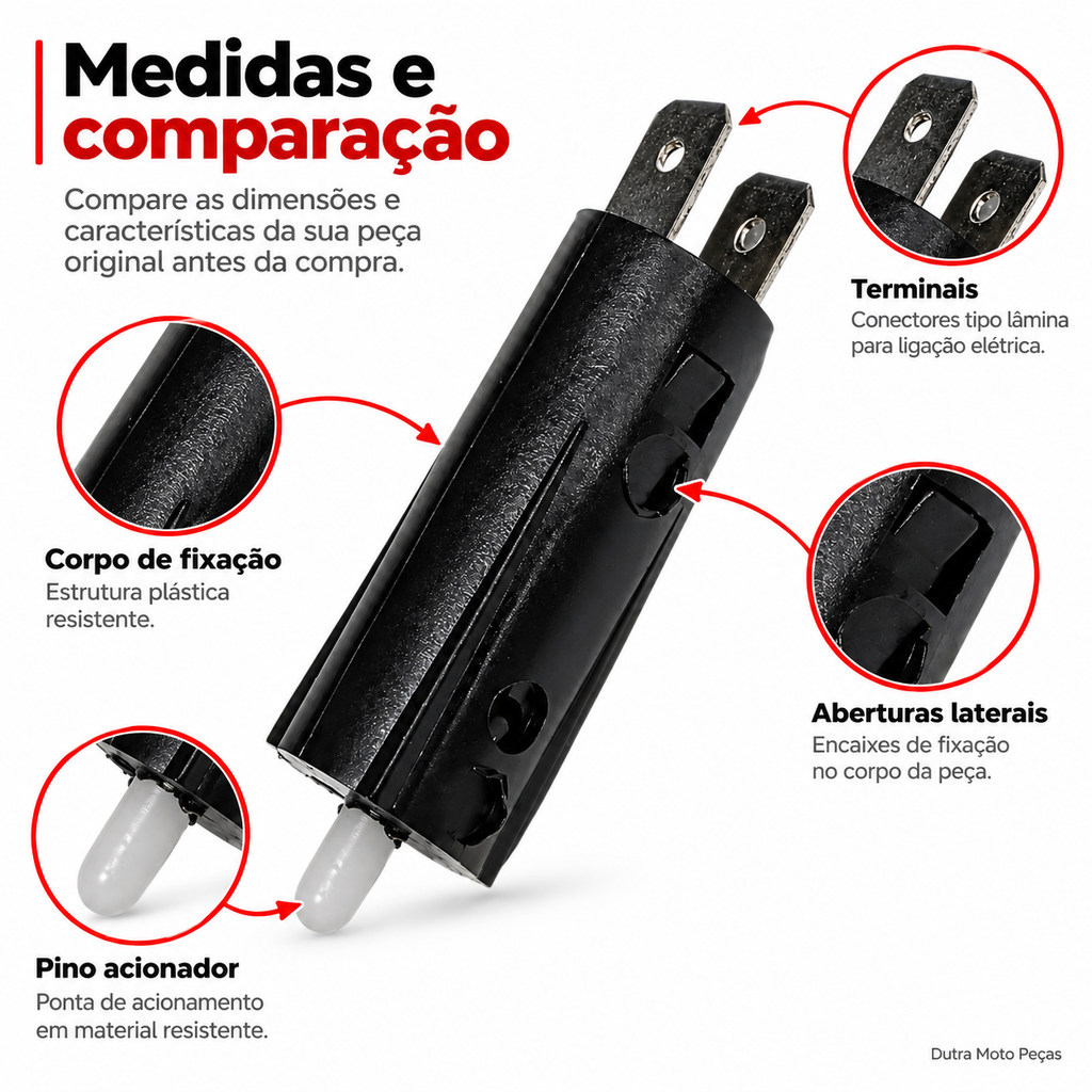 Interruptor de Embreagem Cg Fan125 Cargo Fan Titan150  ESI Mix Cg160 Start CB 250 300 F Twister Stra