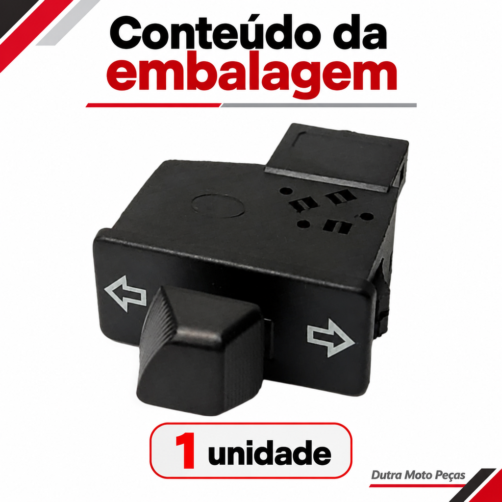 Botão Interruptor Pisca Honda PCX 150 2013 2014 2015 Modelo Original Chave Seta Lado Esquerdo