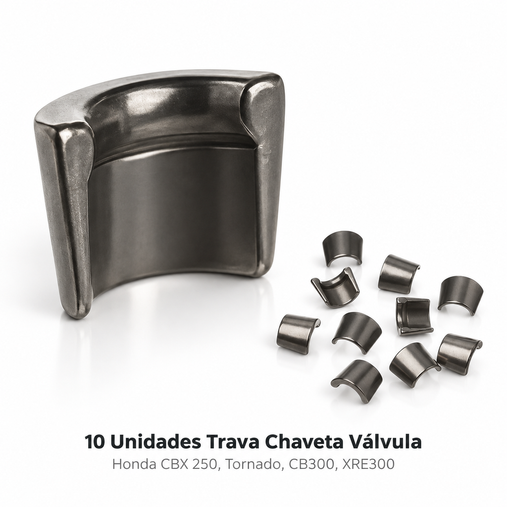 10 UNIDADES Trava Chaveta Válvula Honda Cbx 250 Tornado Cb300 Xre300