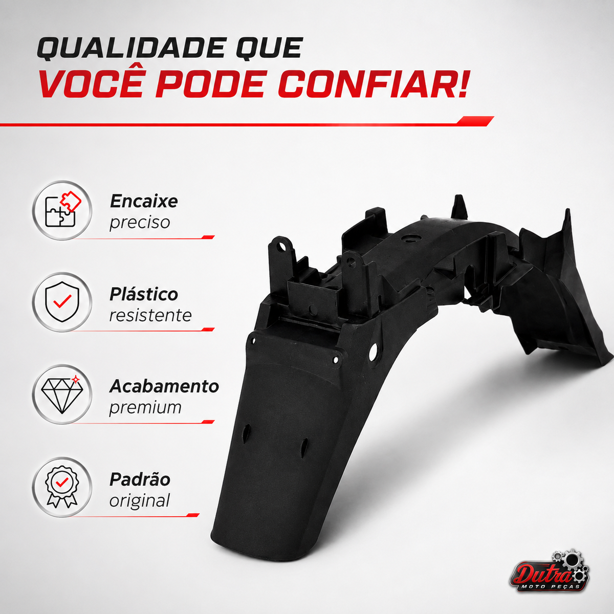 Paralama Traseiro Cg 125 Fan Titan 2000 a 2008 Melc