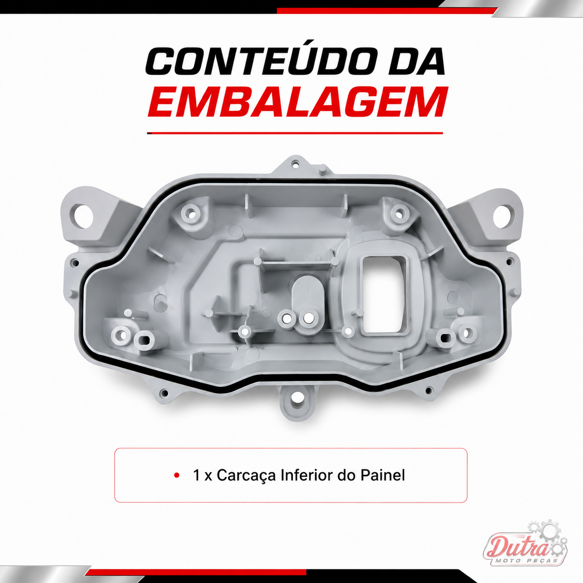 Carcaça Inferior do Painel  Fan 150/160  2014/23 Ns