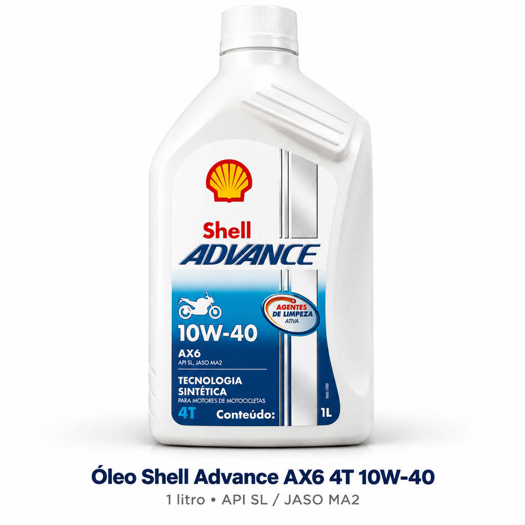 ADVANCE 4T AX6 10W-40 (SL/MA2) SHELL