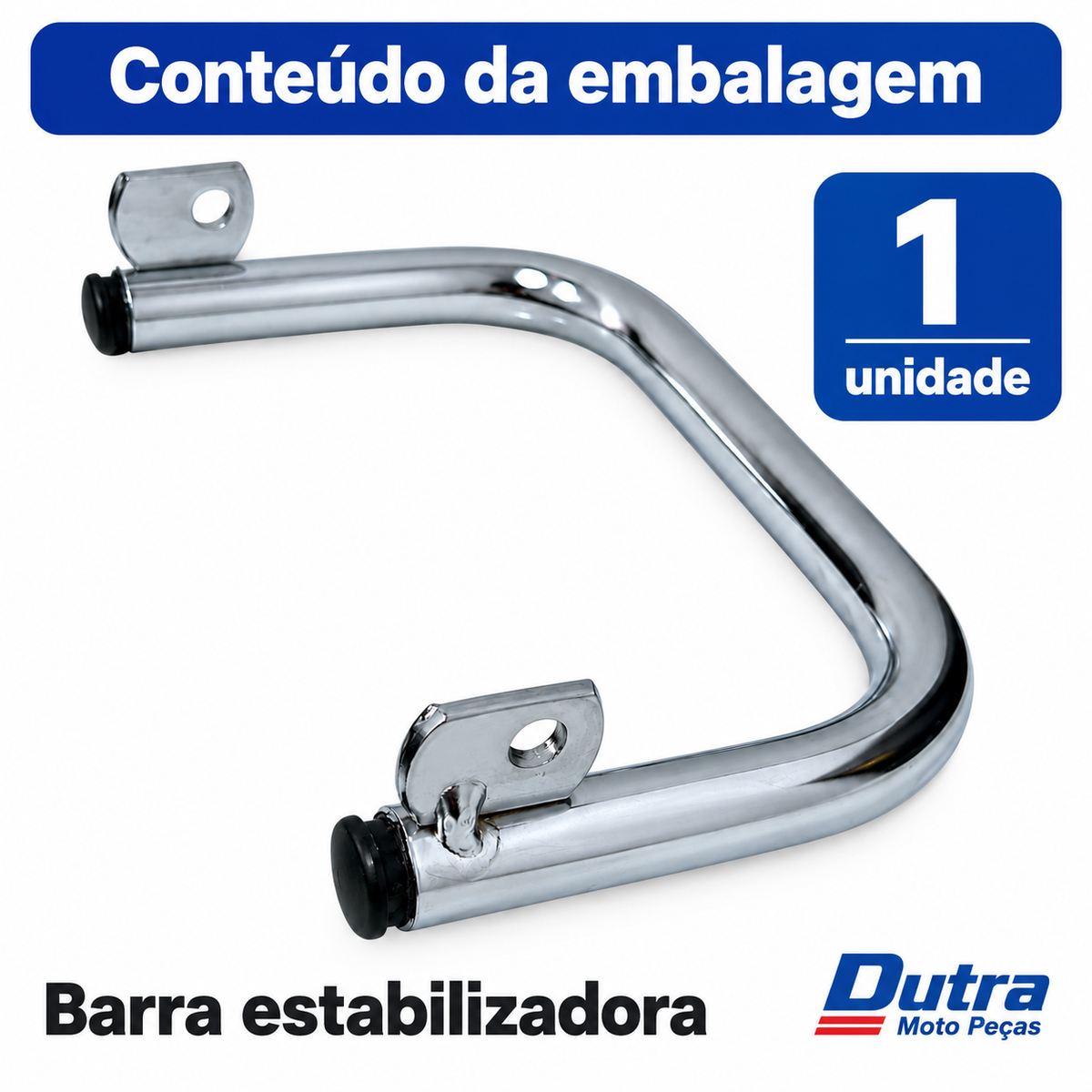 Barra Estabilizadora Cg Titan 125 2000 Até 2004 Fan 125 2005 Até 2008 Cromado