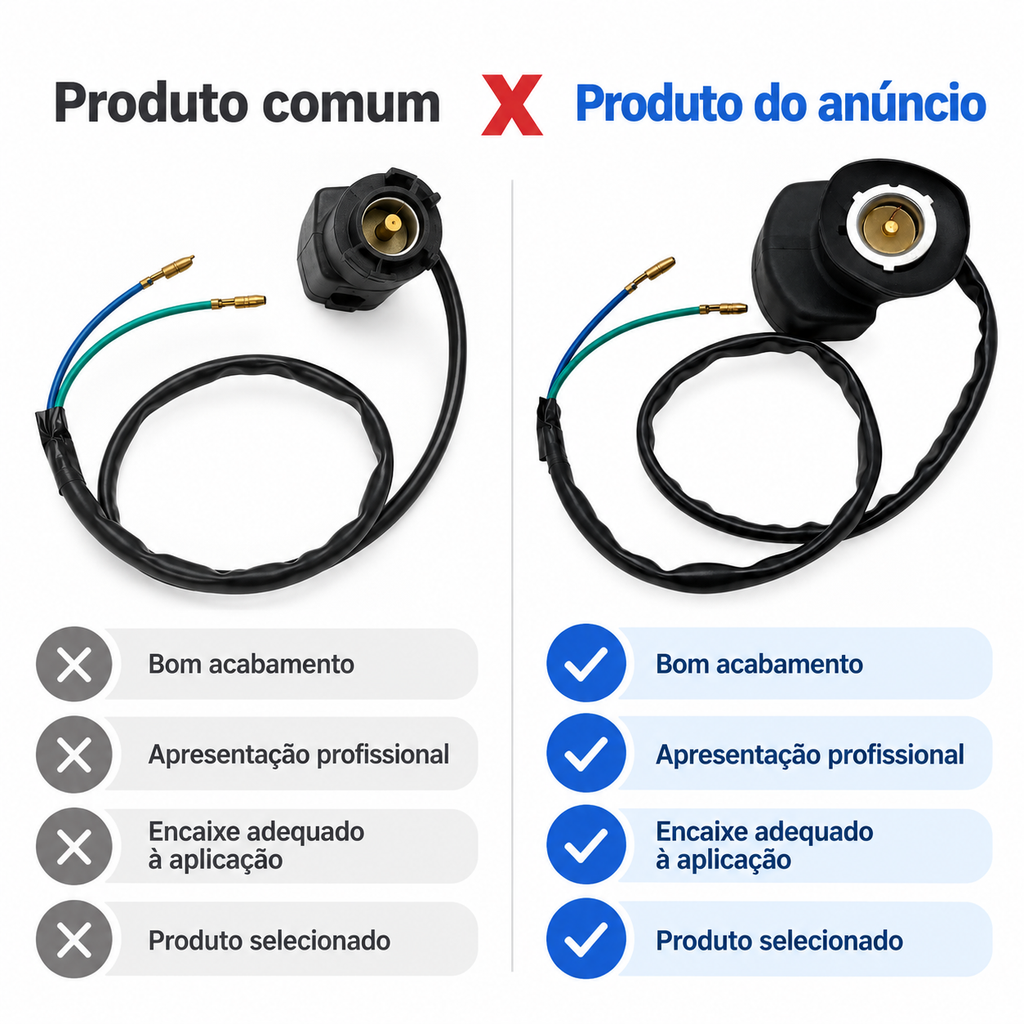 Chicote Soquete De Farol Crf 230