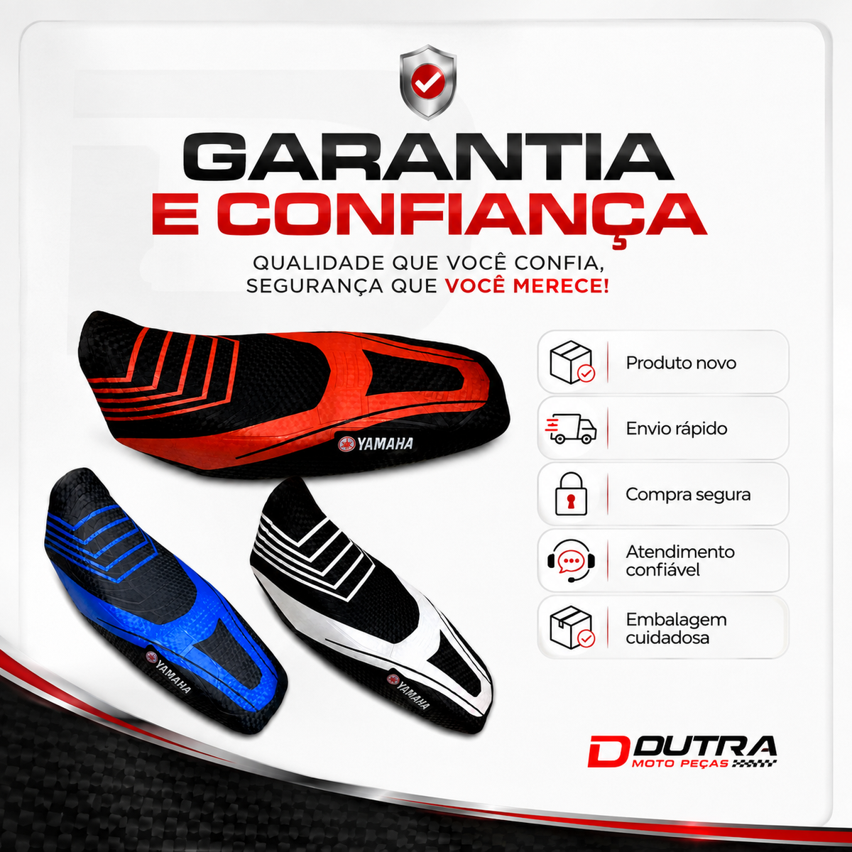 Capa de Banco Yamaha YBR Factor Fazer 125 150 Personalizada Pintada