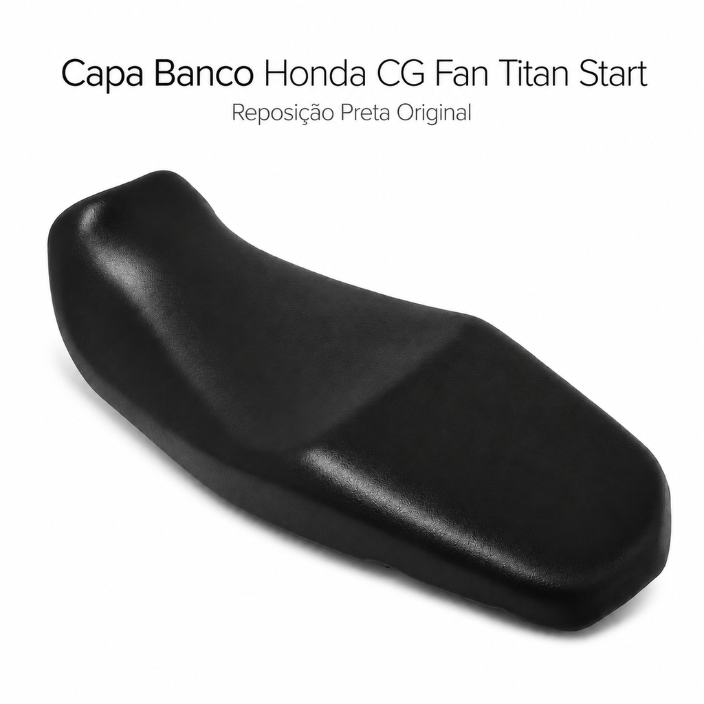 Capa Banco Honda CG Fan Titan Start 125 150 160 Reposição Preta Original
