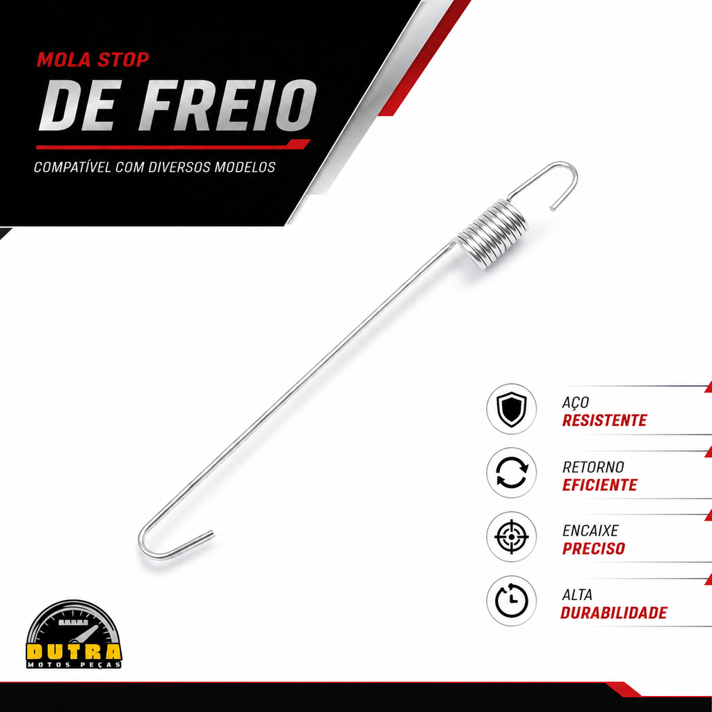 Mola Stop Freio Honda Cg Titan Fan Start 125 150 160