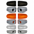 Kit 2 ou 4 Lentes Pisca Seta Honda Twister CBX 250 CB 300 XRE 300 CG 150 Laranja Cristal Fumê