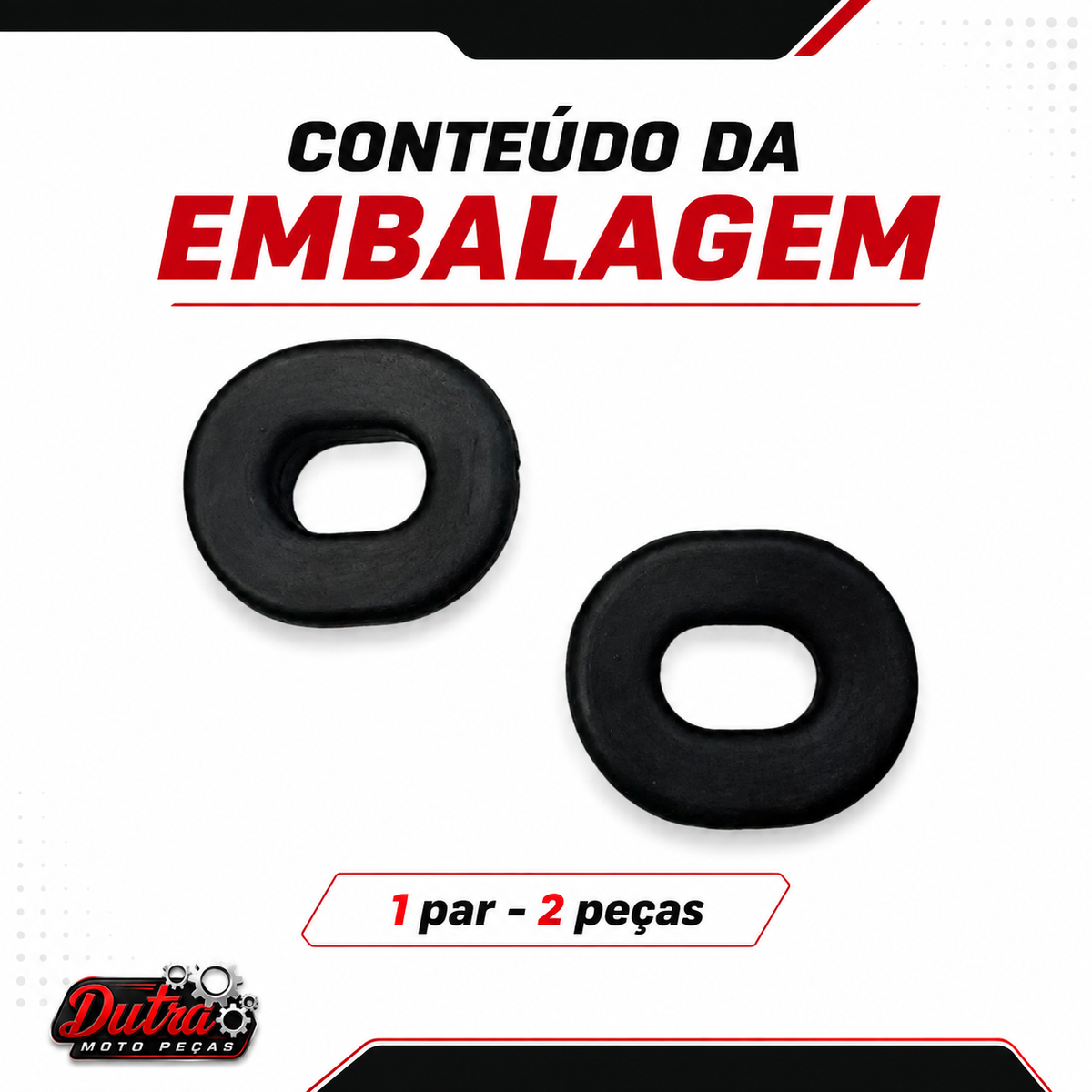 Coxim Tampa Lateral Direita  (par) Pop 100 Fan 125/150 2014 (em diante)Titan Fan