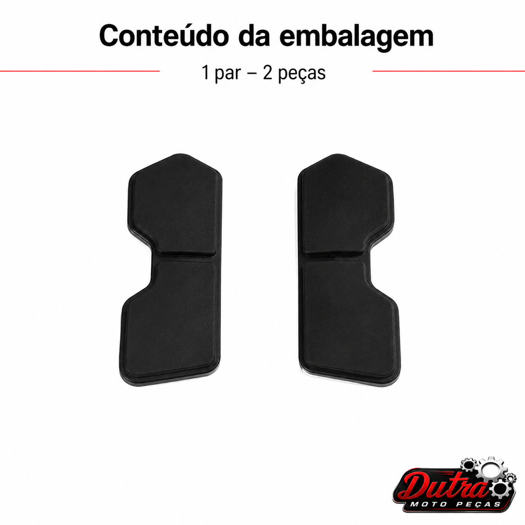 Borrachas Da Rabeta Moto Bagageiro Bros 125 150 160 Xre 300